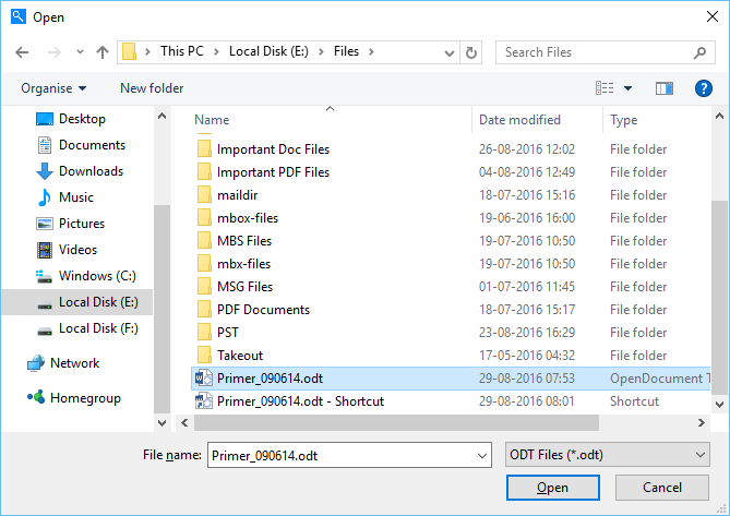 odt file viewer download free